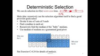 Quick select analysis