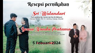 LIVE '' PERNIKAHAN '' WULAN & YOSUA''  BERSAMA TJ MUSIK , SIDOREJO,5 FEBRUARI 2024