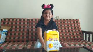 Piggy Bank with electronic lock | Mini ATM Piggy Bank Unboxing | Piggy Bank for Kids