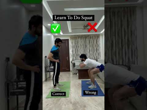 Learn the squat mistake Saurabh Fitness