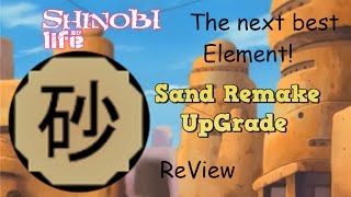 Roblox Shinobi Life Itachi Sharingan Review Kg Combos Episode - roblox shinobi life sand element upgrade it s soo good now