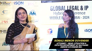 Sonali Menon Govender Shares her experiences at LexTalk World Conference, Dubai 2024