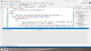 Visual Studio 2013 Web Editor Features HTML5