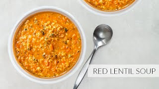 Moroccan LENTIL SOUP | very best lentil soup