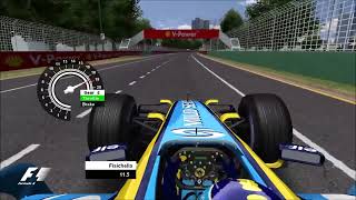 rFactor F1 CTDP 2006 - Giancarlo Fisichella Onboard Lap Melbourne