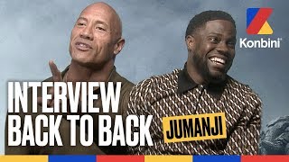 The Rock & Kevin Hart - L'interview Jumanji qui part en live | Konbini