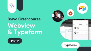 Bravo Studio crash course - Accelerate | How to add a webview and a typeform