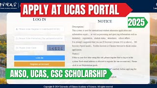 How to Fill UCAS Application for ANSO, CSC & UCAS Scholarships | Step-by-Step Guide