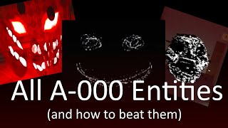 All A-000 Entities | Roblox Doors \