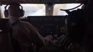 747 SuperTanker, video from inside cockpit