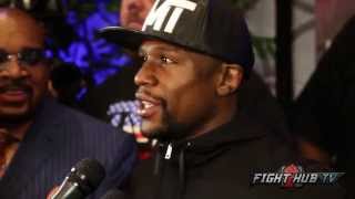 Floyd Mayweather says he cant make 160 for Golovkin fight; Talks Cotto vs. Canelo