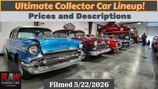 Ultimate Collector Car Lineup - Prices and Descriptions
