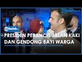 Momen Presiden Perancis Emmanuel Macron Gendong Bayi Warga seusai Gala Dinner G20 di GWK Bali