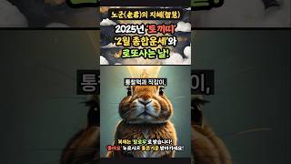 2025년 2월 월간운세 #토끼띠 2월 토끼의 종합운세와 함께 알려드리는 생년별 로또사면 좋은 날!  #운세 #운세달력 #띠별운세 #띠운세 #2월운세 #사주 #토끼띠 #대박