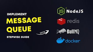 Implement Messaging queue with Redis and Docker in NodeJS