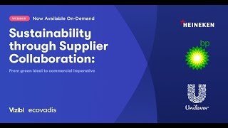 Sustainability through Supplier Collaboration: Webinar