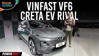 Vinfast VF6 Is Here | Creta EV Rival | Bharat Mobility Expo 2025 | PowerDrift QuickEase