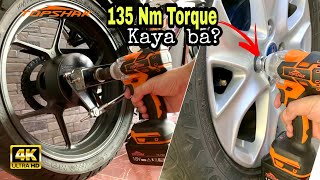 Topshak Impact Wrench Brushless 380Nm Test and Review | Motopaps