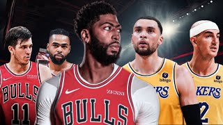 LAKERS BULLS TRADE ANTHONY DAVIS MUST BE INCLUDED IN PACKAGE FOR ZACH LAVINE & ALEX CARUSO, PICKS