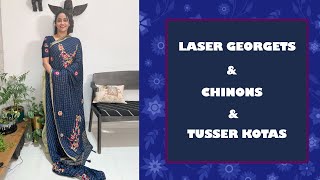 Laser Georgets| Tusser kotas| Chinons