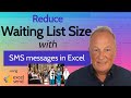How to manage waiting lists using SMS in Microsoft Excel