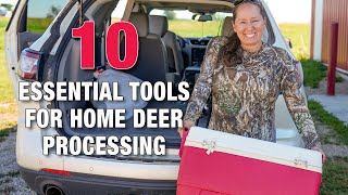 10 Essential Tools for Home Deer Processing