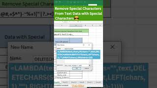 Remove Special Characters in Excel Using LAMBDA Function!