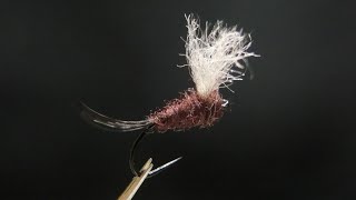 【100均】ほぼダイソーの材料でフライタイイング / dry fly of DAISO hundred yen store's material.  FTE No.54