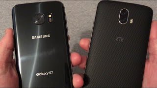 Samsung Galaxy S7 vs ZTE Blade V8 Pro Speed Test Comparison