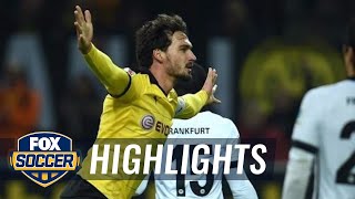 Hummels doubles Borussia Dortmund lead against Frankfurt | 2015–16 Bundesliga Highlights