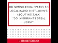 interview with dr. nimish adhia on immigration and the domestic workforce