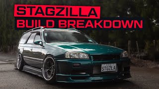 NZ's Wildest Wagon | Aaron's 313KW R34 Stagea \