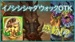 【渾身の一作】イノシシシャダウォックOTKにある謎の感動！！【ハースストーン】