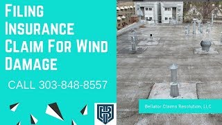 Wind Damage Insurance Claim Roof Help Brighton CO