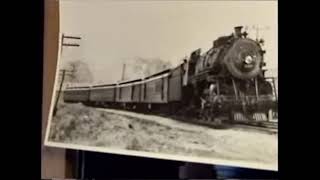 RDMVTL 12,876 ~ 2/3/2010 {MY ERIE RR HISTORY} TRAIN /RIVERSIDE BARBER PIC CORNING @ HORSEHEADS , NY