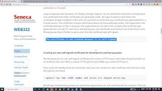WEB322 SUMMER Week11 Part 1