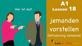 Learn German | How to introduce someone | Wer ist das? | German for beginners | A1 - Lesson 18