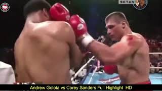 Andrew Golota vs Corey Sanders Full Highlight  HD