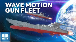 Wave Motion Gun Fleet in Minecraft