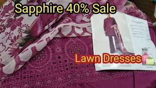 Sapphire 40% 30% Flat Sale|Sapphire Sale on Lawn| My shoping haul