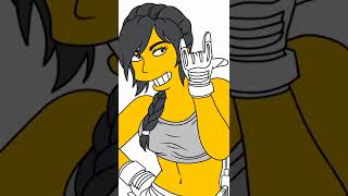 Draw Alex Zedra "Mara"-Call of Duty (Simpson style) in ibisPaint 💥