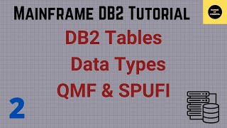 Tables - Data Types -QMF & SPUFI in DB2 -Mainframe DB2 Tutorial Part 2