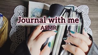 【コラージュ×ASMR】collage | scrapbooking | Journalwithme | 紙もの | 女の子コラージュ