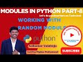 104. Python Random Module Tutorial | Generate Random Numbers, Shuffle, and More!