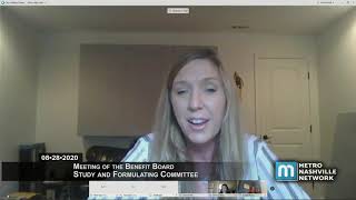 08/28/20 Study and Formulating Committee