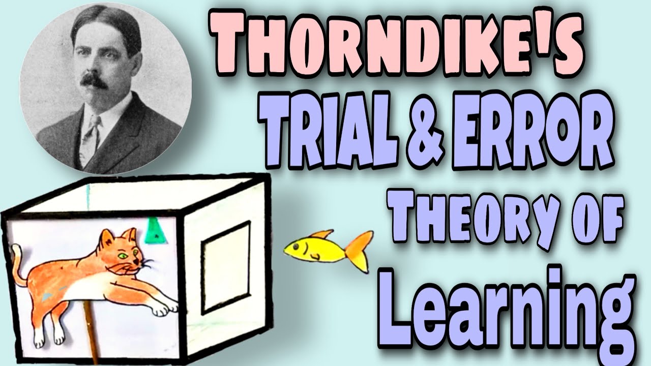 Thorndike's Theory Of Learning!!थार्नडाईक के प्रयास एवं भूल ( त्रुटि ...