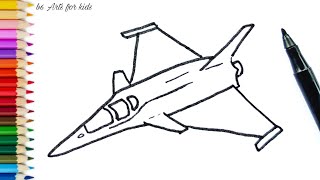 How To Draw A Jet Airplane