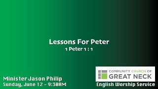 22.06.12 Jason Philip [Lessons For Peter]