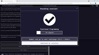 Functional Programming (4/24) | Avoid Mutations and Side Effects Using Functional Programming | fcc