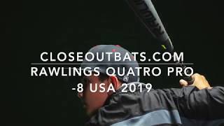 Closeoutbats.com Rawlings Quatro 2-5/8 Youth USA Bat US9Q8 -8oz 2019